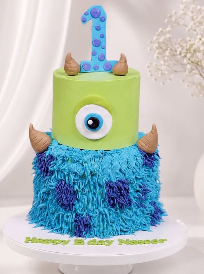 Monsters Inc themed cake for Naseer's birthday